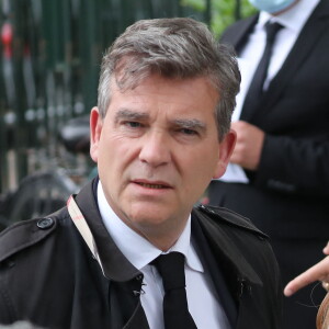 Arnaud Montebourg - Hommage à Guy Bedos en l'église de Saint-Germain-des-Prés à Paris le 4 juin 2020.