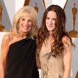 Jill Biden et sa fille Ashley - Photocall de la 88ème cérémonie des Oscars au Dolby Theatre à Hollywood. Le 28 février 2016   