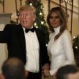 Le président Donald Trump et la première dame Mélania Trump participent au bal du congrès à la Maison Blanche à Washington le 15 décembre 2018.   