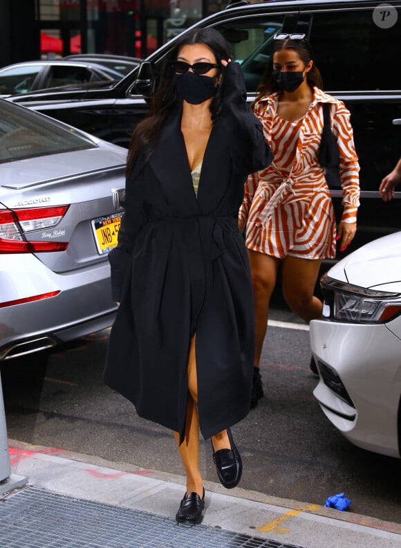 Kourtney Kardashian à New York, le 11 octobre 2020.