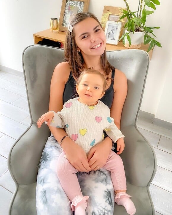 Shana et Lila, les filles d'Anais Sanson, photo Instagram, octobre 2020