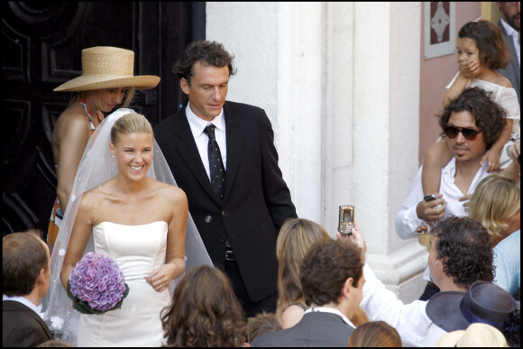 Mariage de Stéphanie Renouvin avec Julien Hervé à Villefranche-sur-Mer en 2008.