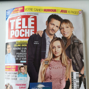 Emma Smet en couverture de "Télé Poche", numéro pour les programmes du 14 au 20 novembre 2020.