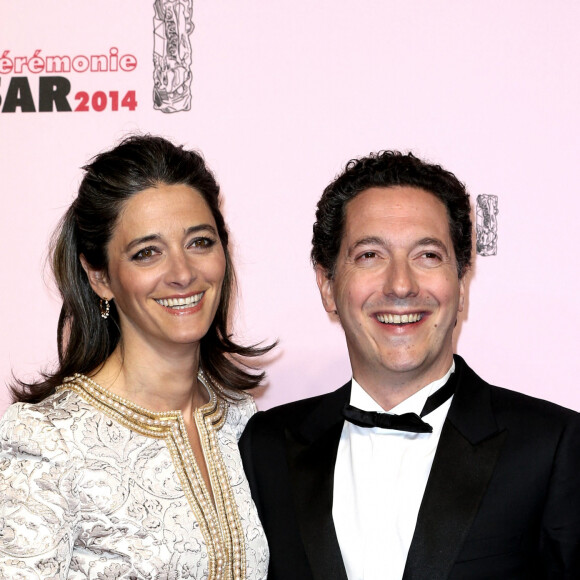 Guillaume Gallienne et sa femme Amandine - 39ème cérémonie des Cesar au théâtre du Châtelet à Paris Le 28 Février 2014