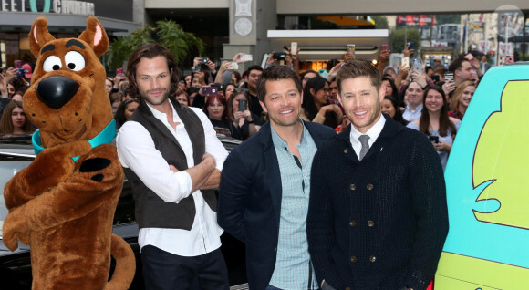 Scooby-Doo, Jared Padalecki, Misha Collins, Jensen Ackles - Présentation du crossover "Supernatural x Scooby-Doo" par The CW Television Network au Dolby Theatre à Los Angeles, Californie, Etats-Unis, le 20 mars 2018.