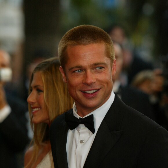 Archives - Brad Pitt et sa femme Jennifer Aniston lors du 57ème Festival International du Film de Cannes, le 13 mai 2004. © Frédéric Piau/Bestimage
