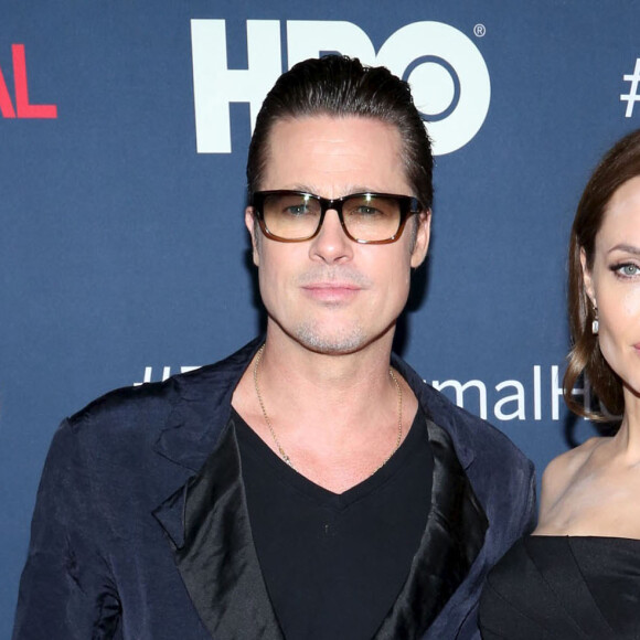 Brad Pitt, Angelina Jolie - Première du film 'The Normal Heart' à New York le 12 mai 2014.