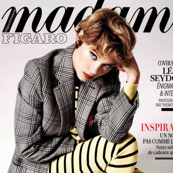 Léa Seydoux en couverture de Madame Figaro