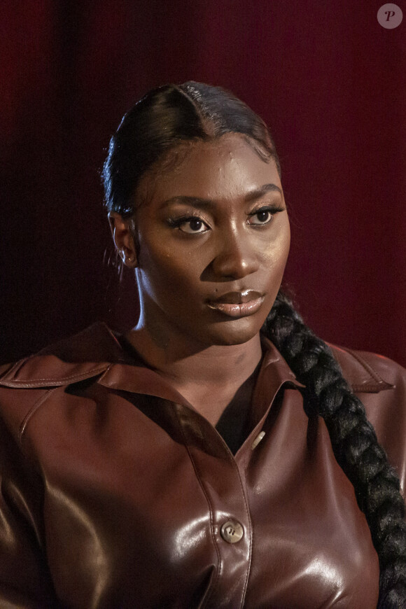 Exclusif - Aya Nakamura - Enregistrement de l'émission "Clique X" à l'Olympia (fermé), présentée par M.Achour, et diffusée en exclusivité sur Clique Tv et sur MyCanal, à Paris. Le 6 novembre 2020 © Jack Tribeca / Bestimage