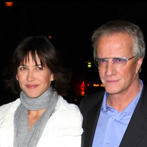 Archives- Christophe Lambert et Sophie Marceau- Première du film "L'homme de chevet" à la cinémathèque française. 