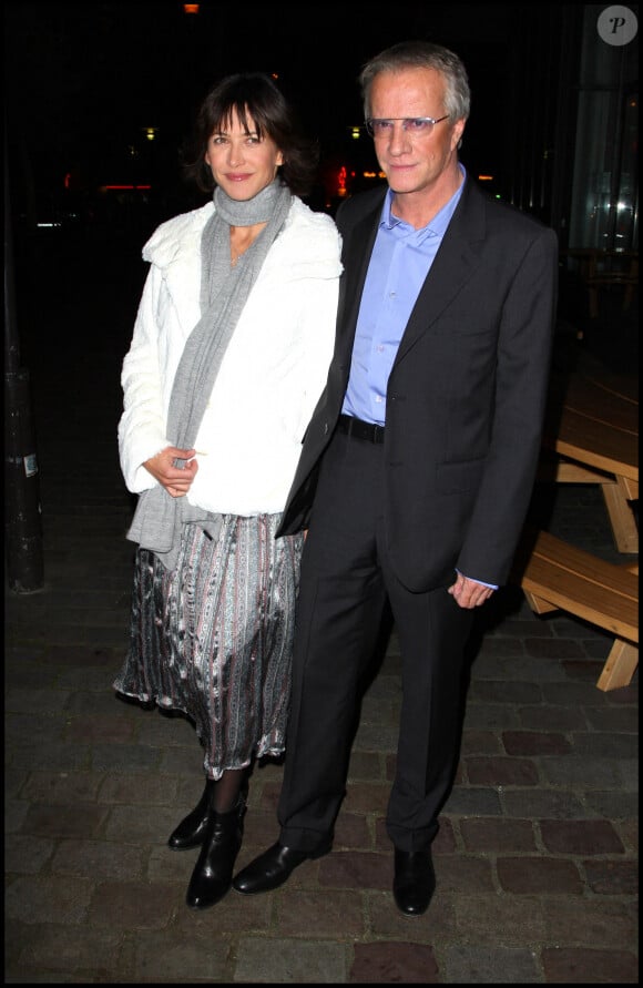 Archives- Christophe Lambert et Sophie Marceau- Première du film "L'homme de chevet" à la cinémathèque française. 