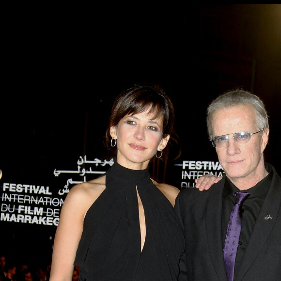 Christophe Lambert et Sophie Marceau- Soirée d'ouverture du 10e festival international du film de Marrakech. 