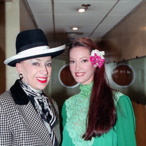 Archives - Geneviève de Fontenay et Mareva Galanter Miss France 1999. ( Exclue ) © Patrick Carpentier / Bestimage