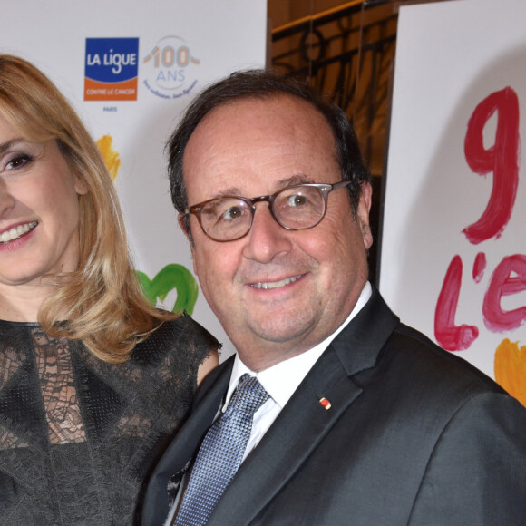 François Hollande et sa compagne Julie Gayet - 27ème Gala de l'Espoir de la Ligue contre le cancer au Théâtre des Champs-Elysées à Paris. © Giancarlo Gorassini/Bestimage 