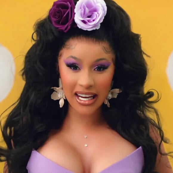 Cardi B sur le clip vidéo Me Gusta, le 21 septembre 2020 