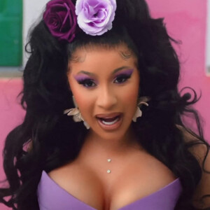 Cardi B sur le clip vidéo Me Gusta, le 21 septembre 2020 