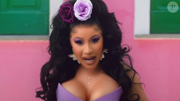 Cardi B sur le clip vidéo Me Gusta, le 21 septembre 2020 