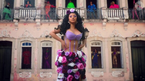 Cardi B sur le clip vidéo Me Gusta, le 21 septembre 2020 