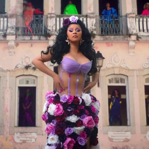 Cardi B sur le clip vidéo Me Gusta, le 21 septembre 2020 