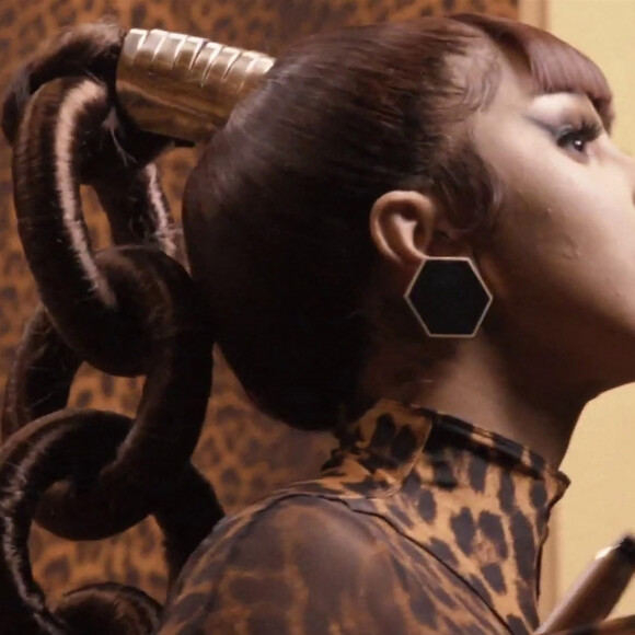 Dans les coulisses du tournage du clip "Wap" de Cardi B et Megan Thee Stallion. Los Angeles. Le 10 septembre 2020. 