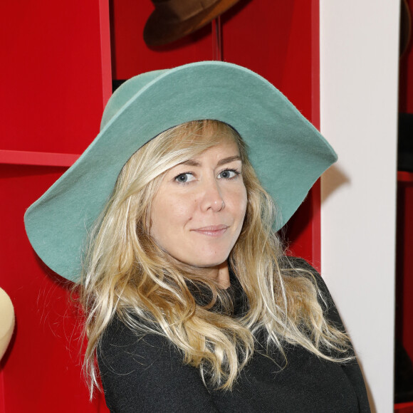 Énora Malagré, Anthony Peto à la soirée d'ouverture de la nouvelle boutique du chapelier Anthony Peto à Paris, le 7 novembre 2019. © Marc Ausset-Lacroix/Bestimage