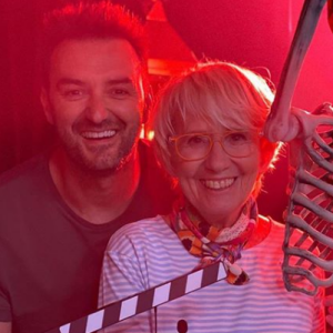 Mercotte sur le tournage du "Meilleur Pâtissier" avec Cyril Lignac - Instagram