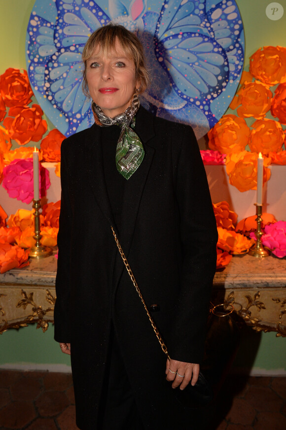 Karin Viard à la soirée "Dia De Muertos" organisée par la marque Téquila Patron dans le but de faire découvrir le rituel de Dia de Muertos (le jour de smorts), célébration mexicaine inscrite au patrimoine culturel immatériel de l'humanité de l'UNESCO. © Ramsamy Veeren/Bestimage