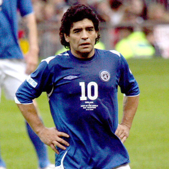 Diego Maradona à Manchester en 2006.
