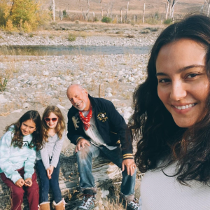 Bruce Willis, Emma Heming Willis et leurs deux filles. Octobre 2020.