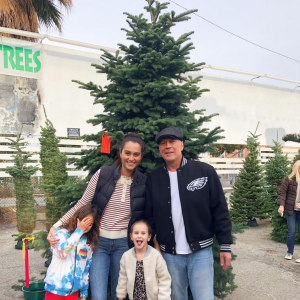 Bruce Willis, Emma Heming Willis et leurs deux filles. Décembre 2019.
