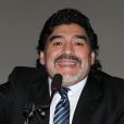 Diego Maradona lors de son retour à Naples le 26 février 2013
