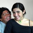 Archives - Diego Maradona et sa fille Giannina. Le 24 septembre 2003 © Imago / Panoramic / Bestimage