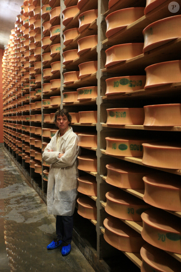 Le chef Guy Martin, chez lui en Savoie, en 2011.