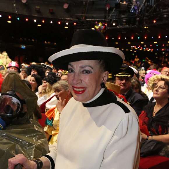 Exclusif - Geneviève de Fontenay - Patrick Sébastien fête ses 40 ans de scène à l'Olympia à Paris, le 14 novembre 2014.