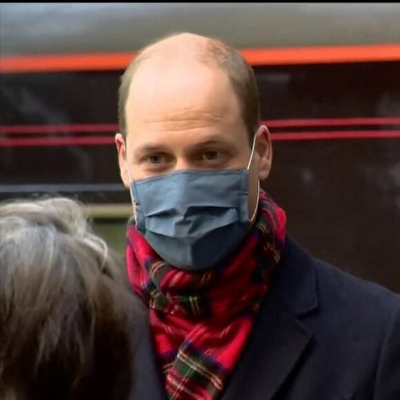 Le prince William, duc de Cambridge, et Catherine (Kate) Middleton, duchesse de Cambridge, rencontrent le personnel et les élèves lors d'une visite à la Holy Trinity Church of England First School à Berwick upon Tweed le deuxième jour d'une tournée de trois jours à travers le pays. Le 7 décembre 2020.