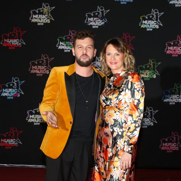 Claudio Capéo et Aurélie Willgallis - 21ème édition des NRJ Music Awards au Palais des festivals à Cannes le 9 novembre 2019. © Dominique Jacovides/Bestimage 