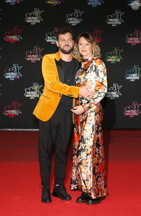 Claudio Capéo et Aurélie Willgallis - 21ème édition des NRJ Music Awards au Palais des festivals à Cannes le 9 novembre 2019. © Dominique Jacovides/Bestimage 