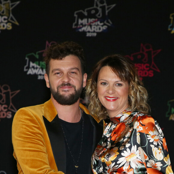 Claudio Capéo et Aurélie Willgallis - 21ème édition des NRJ Music Awards au Palais des festivals à Cannes le 9 novembre 2019. © Dominique Jacovides/Bestimage 