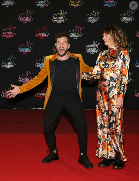 Claudio Capéo et Aurélie Willgallis - 21ème édition des NRJ Music Awards au Palais des festivals à Cannes le 9 novembre 2019. © Dominique Jacovides/Bestimage 