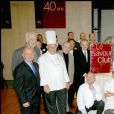  Le Savour Club fête ses 40 ans à l'hôtel d'Evreux en présence de grands chefs dont Marc Meneau. 