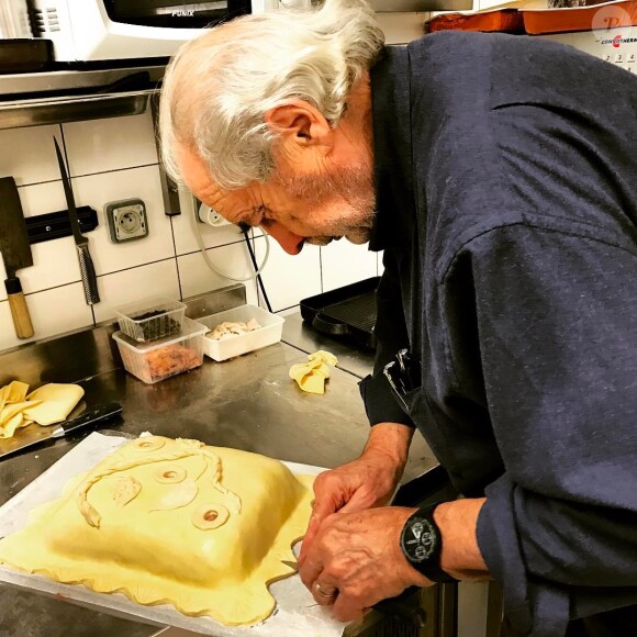 Pierre Meneau a partagé cette photo de son défunt papa Marc, sur Instagram, en janvier 2017.
