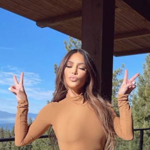 Kim Kardashian en décembre 2020.