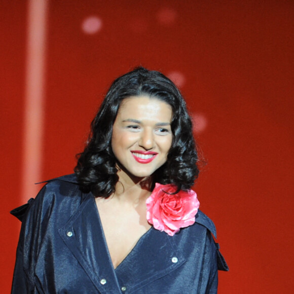 Exclusif - Khatia Buniatishvilli et Nikos Aliagas - Enregistrement de la 2ème partie de soirée de l'émission "La Chanson secrète 6" à la Scène musicale à Paris, qui sera diffusée le 12 décembre sur TF1.© Gaffiot-Moreau / Bestimage 