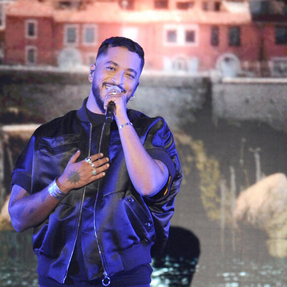 Exclusif - Slimane - Surprises Enregistrement de l'émission "La Chanson secrète 6" à la Scène musicale à Paris, qui sera diffusée le 12 décembre sur TF1. © Gaffiot-Moreau / Bestimage 