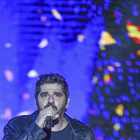 Exclusif - No Web - Patrick Fiori - 13ème édition du Concert pour la Tolérance 2019 à Agadir au Maroc, qui sera diffusé le 16 novembre 2019 sur W9. Le 19 octobre 2019 W9 vous donne rendez-vous pour une soirée événement, "La grande soirée de Soprano", enregistré à Agadir au Maroc devant 220 000 personnes pour sa 13ème édition. Pour défendre les valeurs qui leur sont chères telles que le respect, la fraternité et la paix, Soprano a convié ses amis artistes pour un show d'exception ! Tous ont accepté l'invitation de Soprano pour faire de ce concert une grande soirée inoubliable avec des duos inédits ! © Perusseau-Veeren / Bestimage 