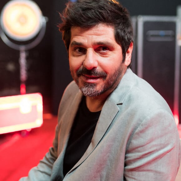 Exclusif - Patrick Fiori - Backstage de l'enregistrement de l'émission "300 Choeurs chantent Dassin" à Paris sur France 3.© Tiziano Da Silva / Bestimage