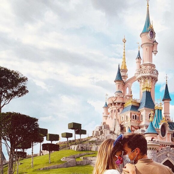 Camille Cerf et Cyrille Roty à Disney, août 2020