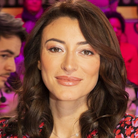 Exclusif - Rachel Legrain-Trapani enceinte - Enregistrement de l'émission "TPMP People" sur C8 présentée par M. Delormeau à Paris, le 14 février 2020. © Jack Tribeca/Bestimage 