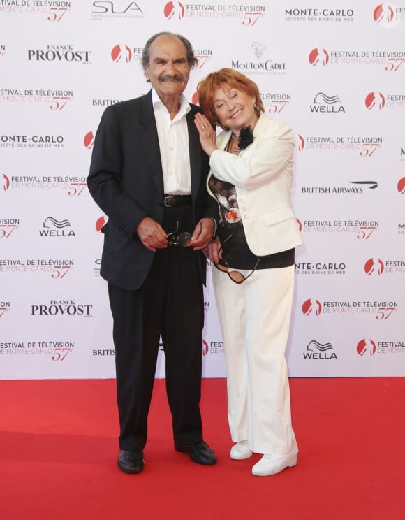 Gérard Hernandez et Marion Game lors de l'ouverture de la 57e édition du Festival de la Télévision de Monte-Carlo. Le 16 juin 2017. © Denis Guignebourg / Bestimage