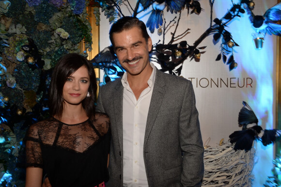 Exclusif - Alice Dufour et son compagnon François Vincentelli lors de l'inauguration du restaurant de l'hôtel Le Collectionneur à Paris, France, le 13 septembre 2018. © Rachid Bellak/Bestimage